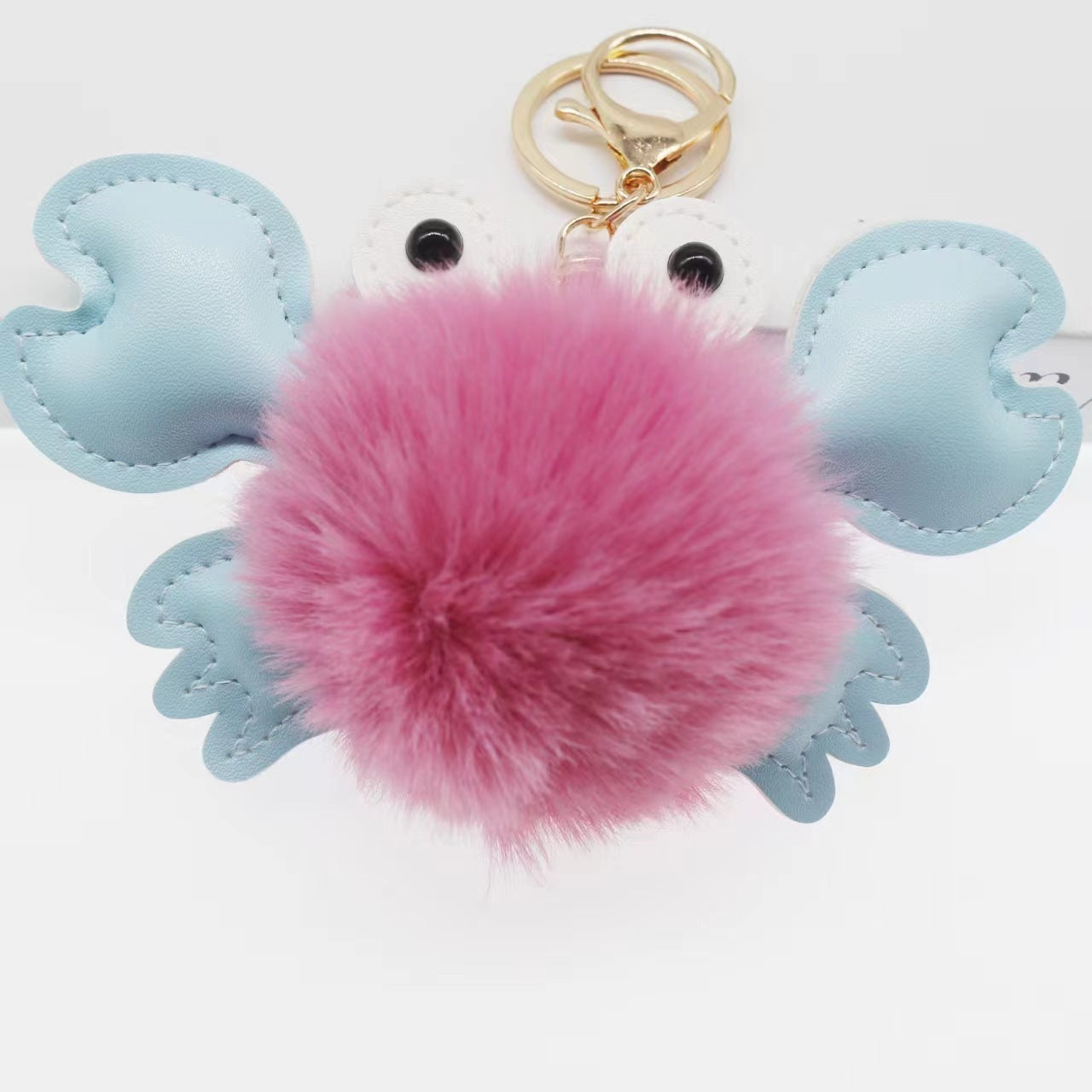 Cartoon Cute Crab Keychain Pendant fb8fbdc0 a12e 430c 85d8 c21b9e04108c