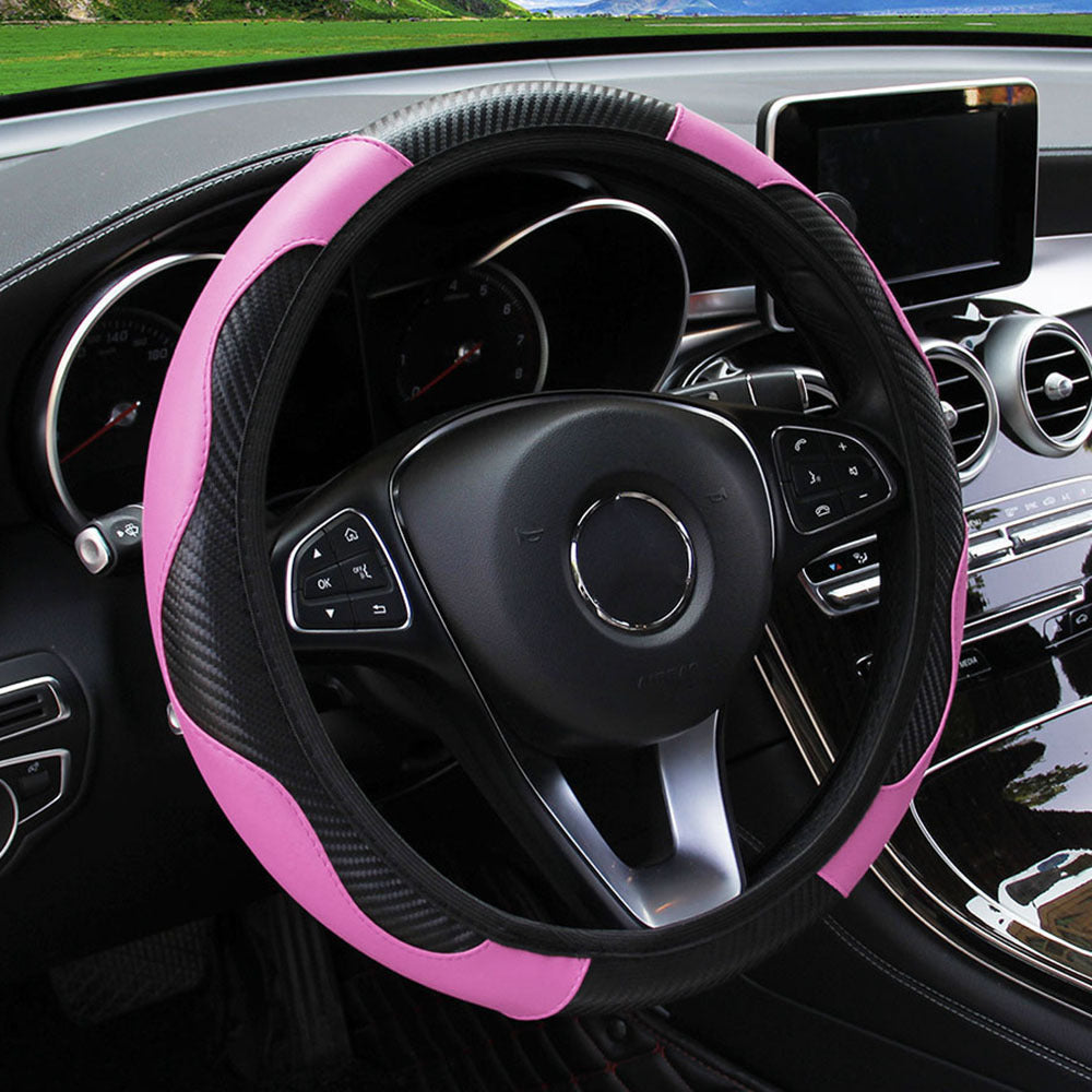 Carbon fiber sports steering wheel cover fb944256 3aaa 4a57 b96d d9f80a63dbeb
