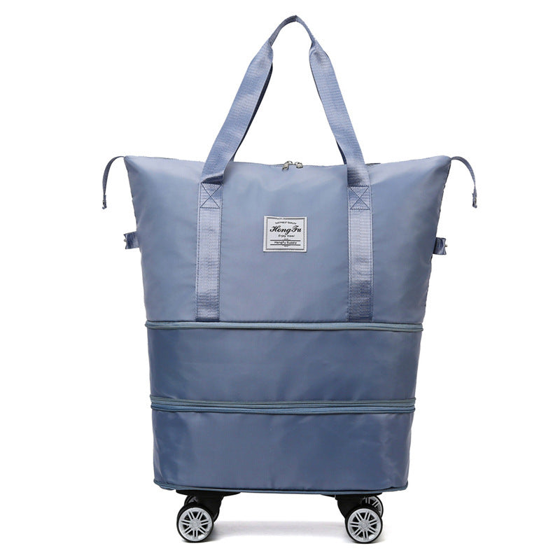 New Universal Wheel Travel Bag With Double-layer Dry And Wet Separation Fitness Yoga Shoulser Bags Sports Fitness Large Capac