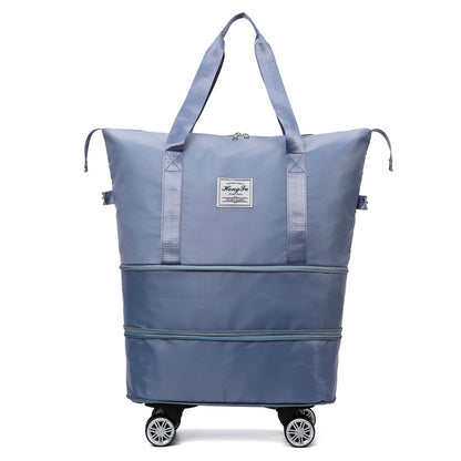 New Universal Wheel Travel Bag With Double-layer Dry And Wet Separation Fitness Yoga Shoulser Bags Sports Fitness Large Capac