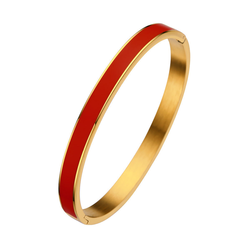 Stainless Steel Color Epoxy Women's Bracelet Gold Buckle fba4a76a 6f92 4d43 ba7a b9f349af7a9f