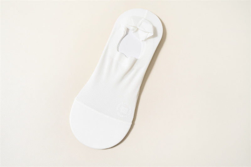 Men's Spring And Summer Ice Silk Cool Feeling Men's Invisible Socks Cotton Bottom fbb29e94 34f7 405e a052 7a63f57db953