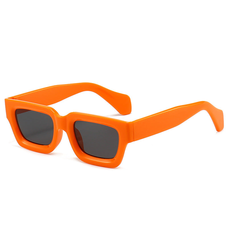 Retro Concave Frame Wide Foot Square European And American Sun-proof Sun Glasses fbba4f9d d871 4cab a669 2640c91eb25c