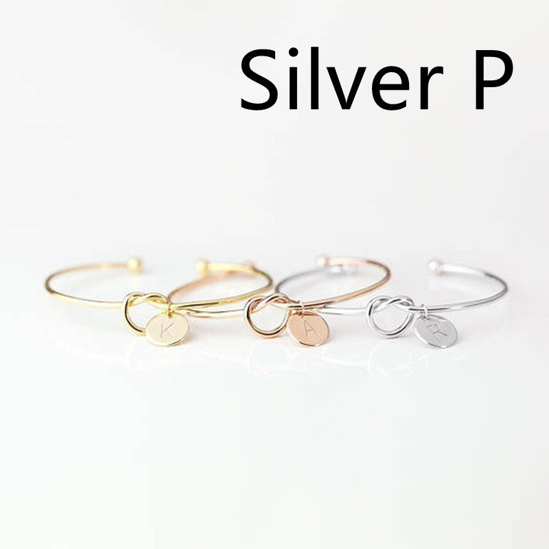 European And American Fashion Dead Knot Letter Bracelet fbc045ae a5fe 44c0 8cfb 9f1d11855155