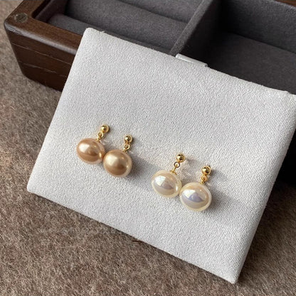 Fashion Steamed Bread Pearl Female Stud Earrings fbc5d8bb 320d 4f6f 8abe b76cb53740e0