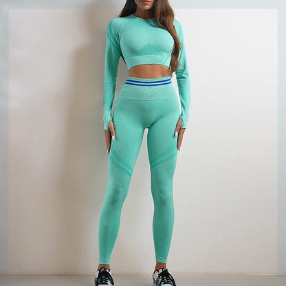 Seamless Sports Set For Women Workout Outfit Booty Yoga Pant fbf67da9 3ea8 40f8 b7c0 9a560c62b623
