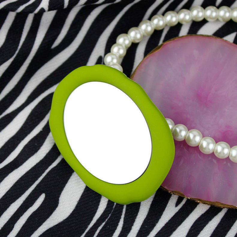 Liquid Silicone Portable Mirror Transparent Air Cushion Ring Buckle Mobile Phone Holder - 图片 10