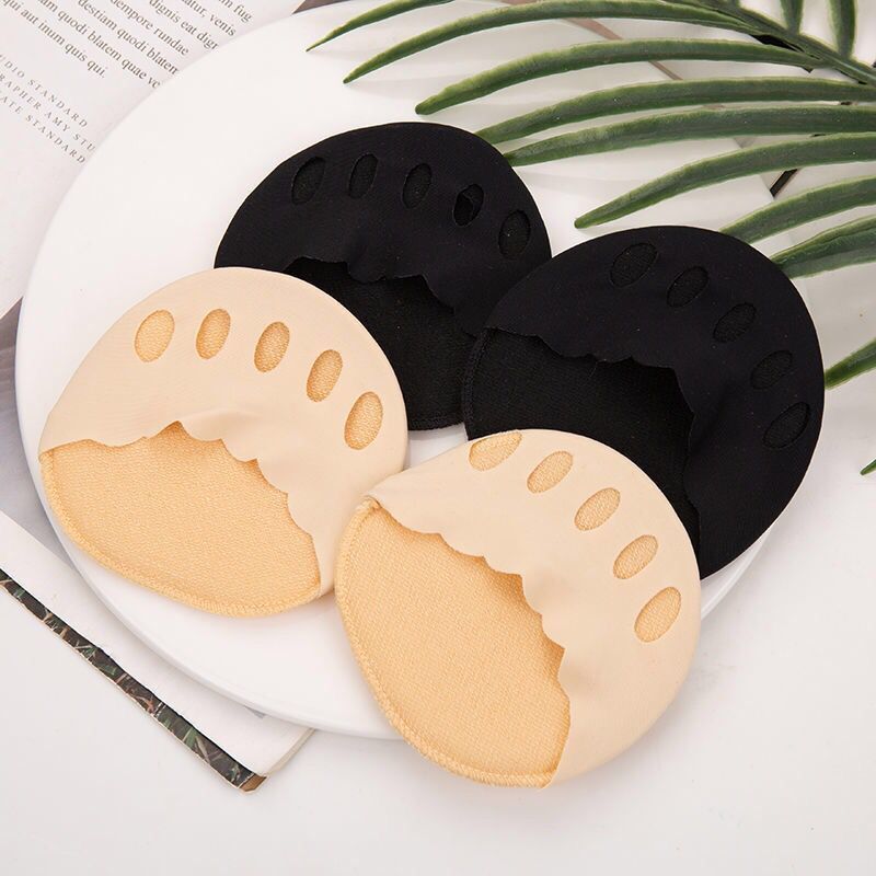 Ankle Toe Socks Women's Summer Thin Front Palm Half Toe Socks Cotton Socks Bottom Invisible Sandals High Heels Foot Sock fc1e