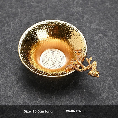 Creative Tea Strainer Tin Tea Funnel Pure Tin Tea Set fc289786 706f 4a02 89b7 d6a6b478a0b0 trans