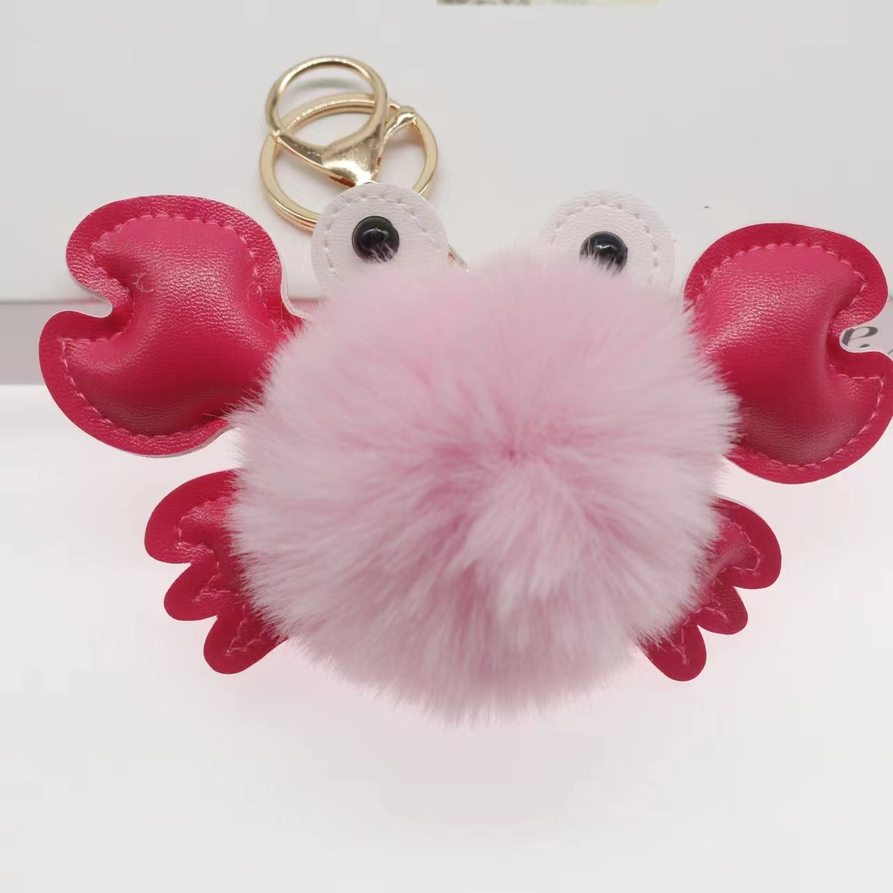 Cartoon Cute Crab Keychain Pendant fc39f89c 9263 4fc6 bf5a e1862ee6df6c