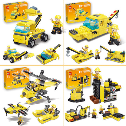 Construction Vehicle Assembly Building Block Toy Car Set fc3c3c11 3b92 41d8 8fba 7e017bea60d3