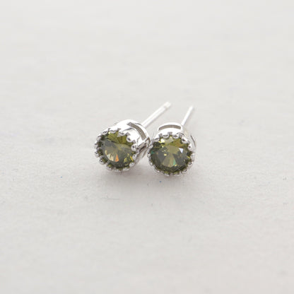 S925 Silver Multi-color Diamond Stud Earrings Single Rhinestone Earrings fc42bc5a 9bd7 4a3a b200 262c8b646649