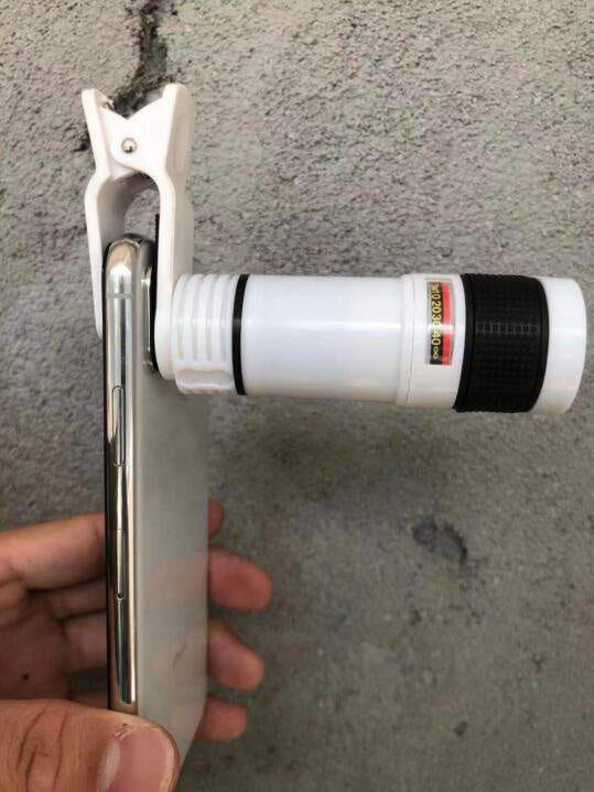 Zoom Mobile Phone Clip-On Retractable Telescope Camera Lens For  Galaxy S3 S4 S5 S6 S7 Edge Phone - 图片 5