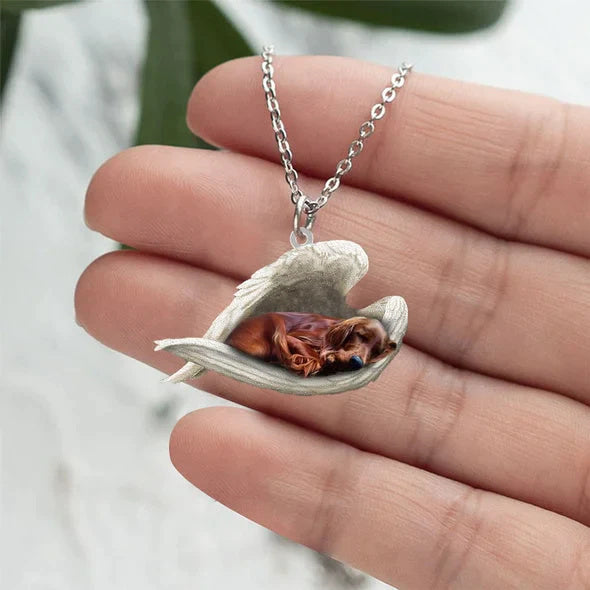 Acrylic Plane Lazy Dog Hanging Necklace fc5b7848 c24c 4a9c a2e1 5692ebaad568