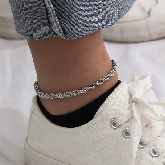 Leila Rope Chain Anklet fc5bc865 4566 441e 98d4 99c59126accd