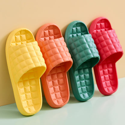 Couple Summer Slippers Bathroom Non-Slip Home Shoes Men And Women fc5ff85c ceb5 459e 82c3 809d44d17907