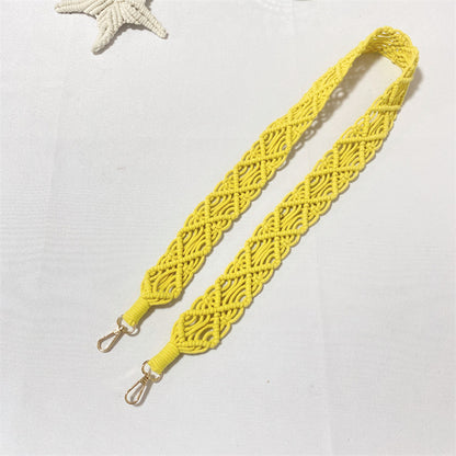 Woven Replacement Handbag Strap Widened Mobile Phone Crossbody Bag Strap Anti-lost Lanyard - 图片 12