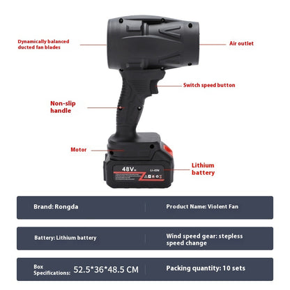 Lithium Battery Dedicated High-power Violent Fan Wireless Hair Dryer fc86543b 23cd 4333 ac67 c5540291da73 trans