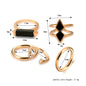 Fashion Joint Ring Set Electroplating 18K Gem Jewelry fc908f97 1626 4cd5 9ab7 e3667e8bb559