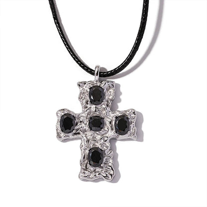 Cross Simple Fashion Personality Necklace For Women fc921a64 ef92 4be7 96e8 2e549b1d2e42
