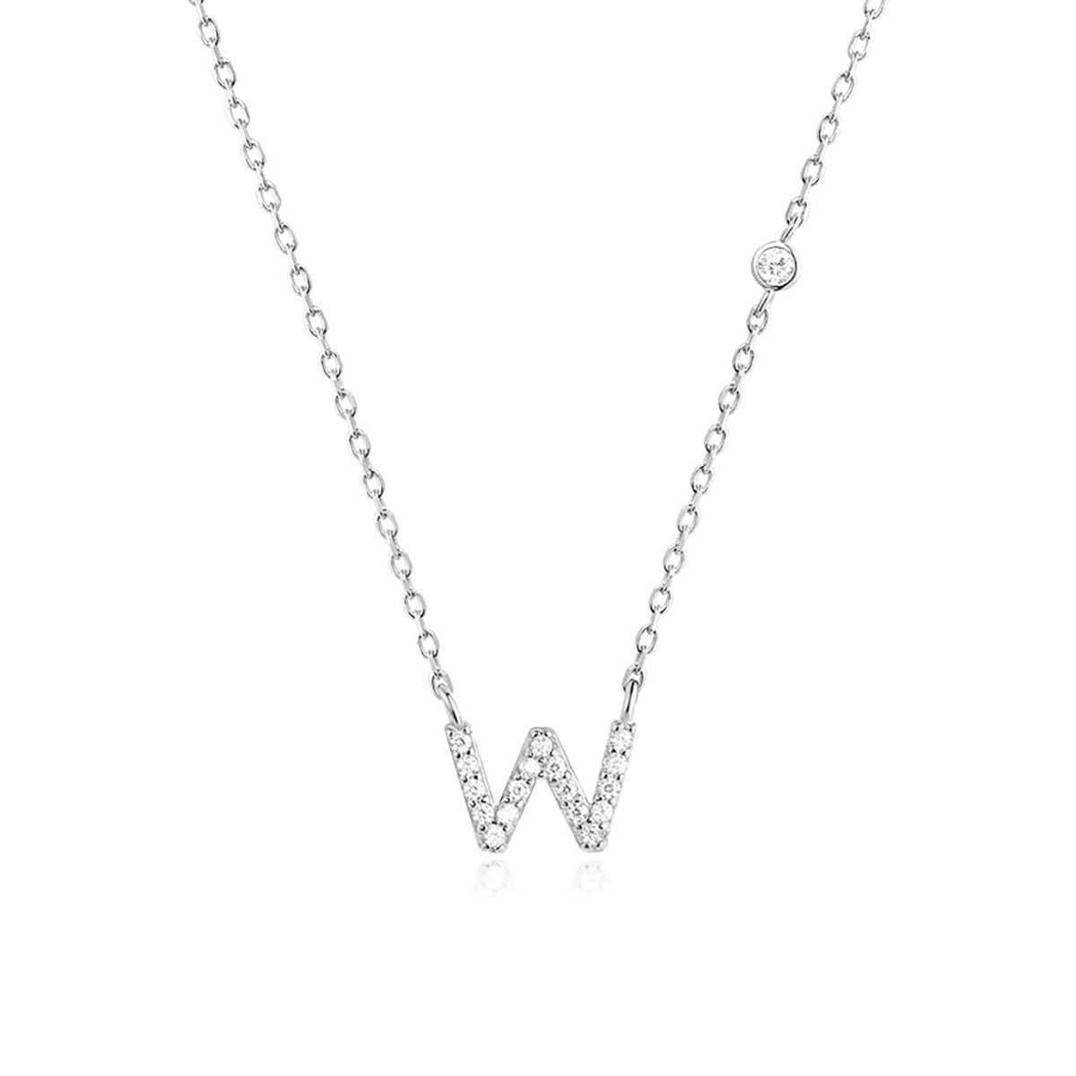 Fashion Jewelry Luxury Gold Color A-Z 26 Letters Necklace CZ Pendant For Women Cute Initials Name Necklace Fashion Party Wedd