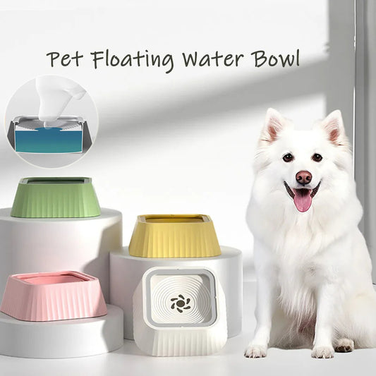 Pets Dog Cat Bowl Floating Bowl Water Drinker Not Wet Mouth Splash Water Portable Dog Bowl Not Sprinkler Pet Drinking Bowl Cu