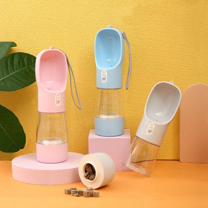 Pet Dog Water Bottle Feeder Bowl Portable Water Food Bottle Pets Outdoor Travel Drinking Dog Bowls Water Bowl For Dogs fcc0ad