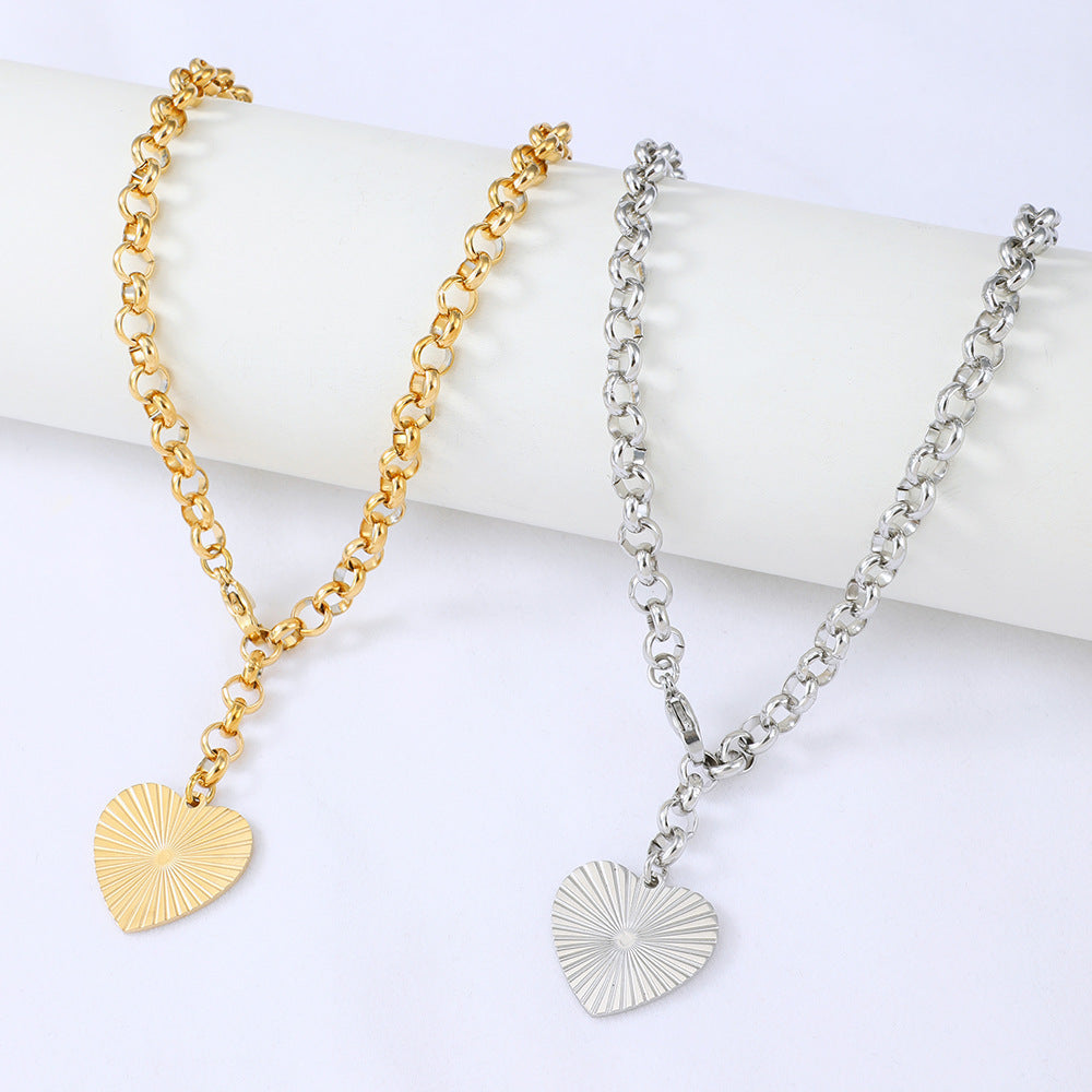 Love Pendant Stainless Steel Necklace fcc3358b cb2f 4981 9300 2758d77f6d18