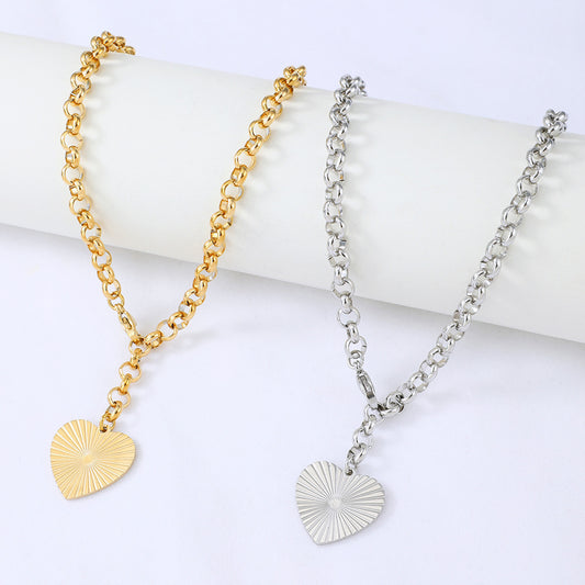 Love Pendant Stainless Steel Necklace fcc3358b cb2f 4981 9300 2758d77f6d18
