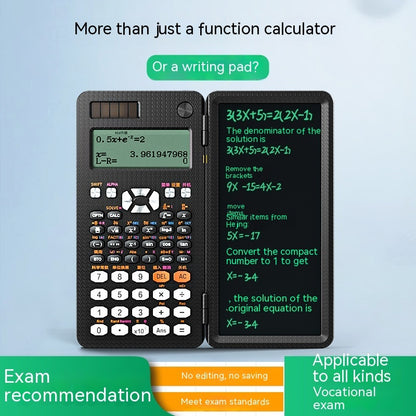2 In 1 Foldable Scientific Calculators Handwriting Tablet Learning Function Calculator  Foldable Desk Scientific Calculators - 图片 3