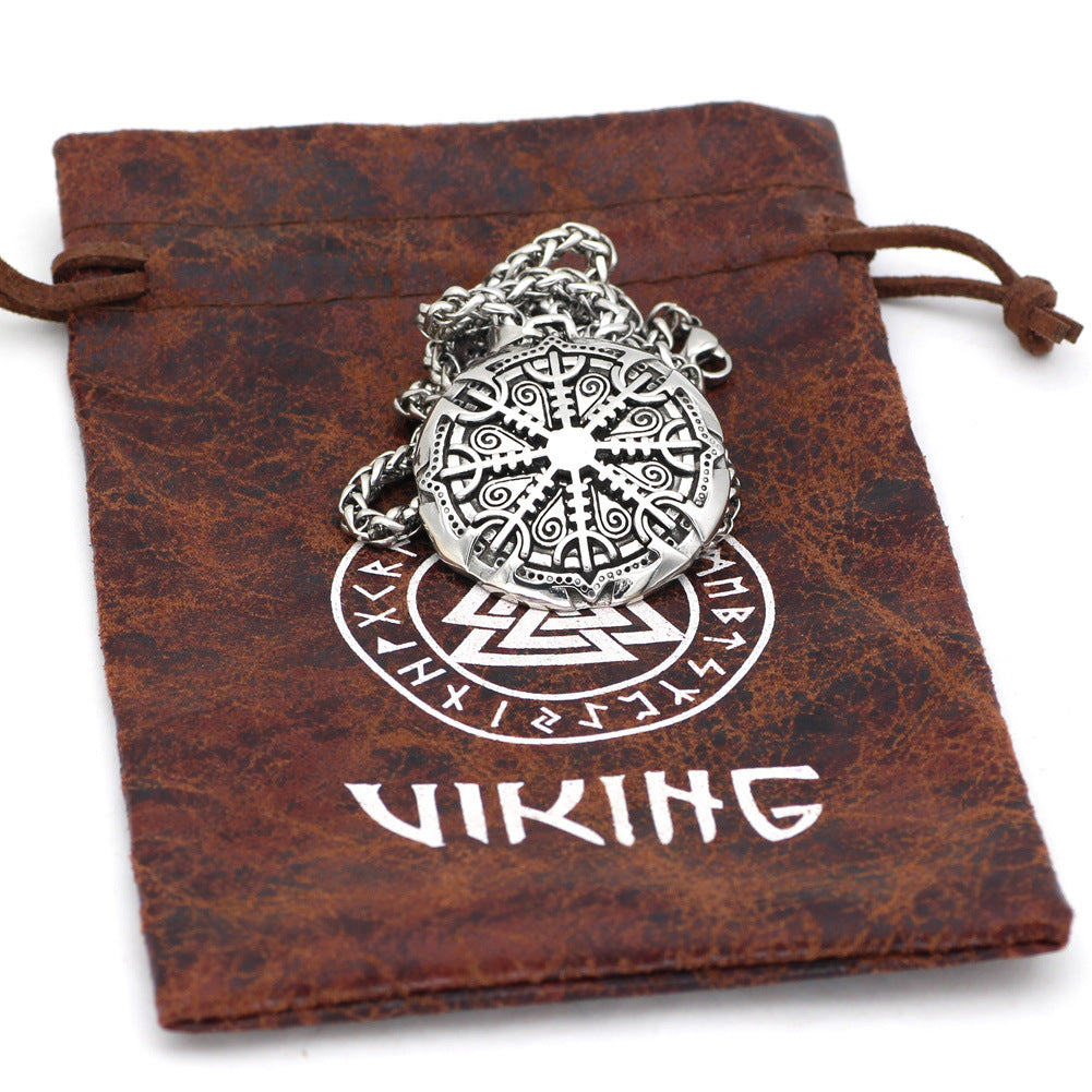 Stainless Steel Viking Jewelry Full Rice Rune Necklace fccc0380 dd6f 4026 89d7 2388f55da4fd