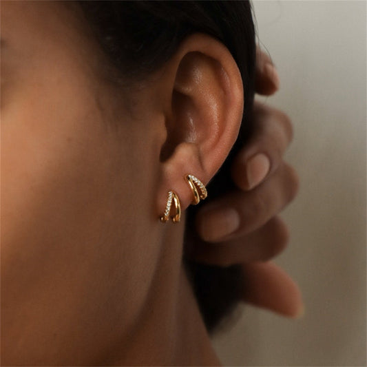 Women's Fashion Electroplated Zircon Earrings fcee7d79 381c 4c3f 80b4 5a853abcc4d5