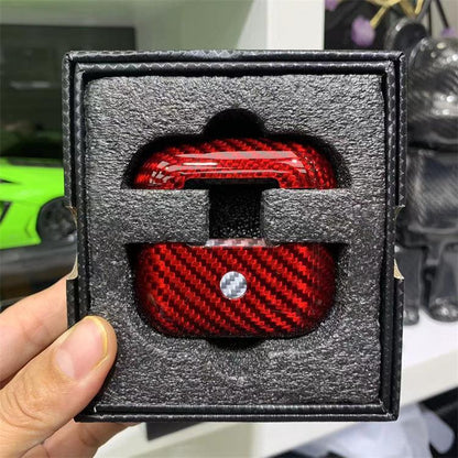 Protective Cover Carbon Fiber Forged Bluetooth Earbuds Case fcfde2d0 fd28 4c4c b78b 6e5130462012