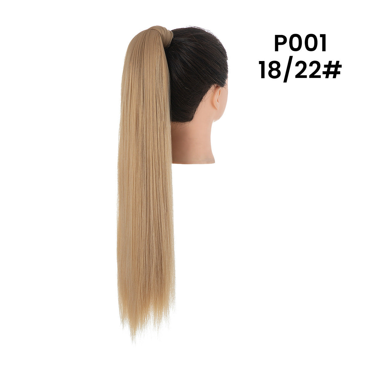Long Straight Hair Ponytail High Temperature Matte Silk Velcro Winding Wig fd000781 a211 48b2 b5d4 f0df306591fd