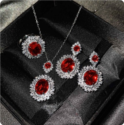 Luxury Premium Three-piece Inlaid Ring Bracelet fd12de71 b97c 4654 8b06 7fc983b8bf66