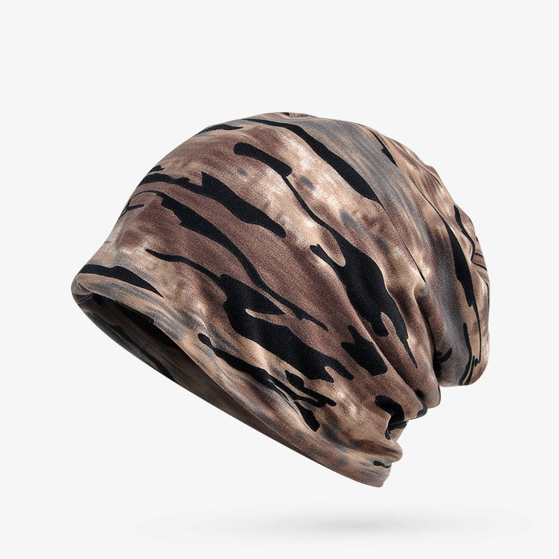 Unisex Camouflage Beanies Hats For Men and Women Flexible Turban Hats Ring Scarf Hip Hop Skullies Beanies Hedging Cap fd1b461