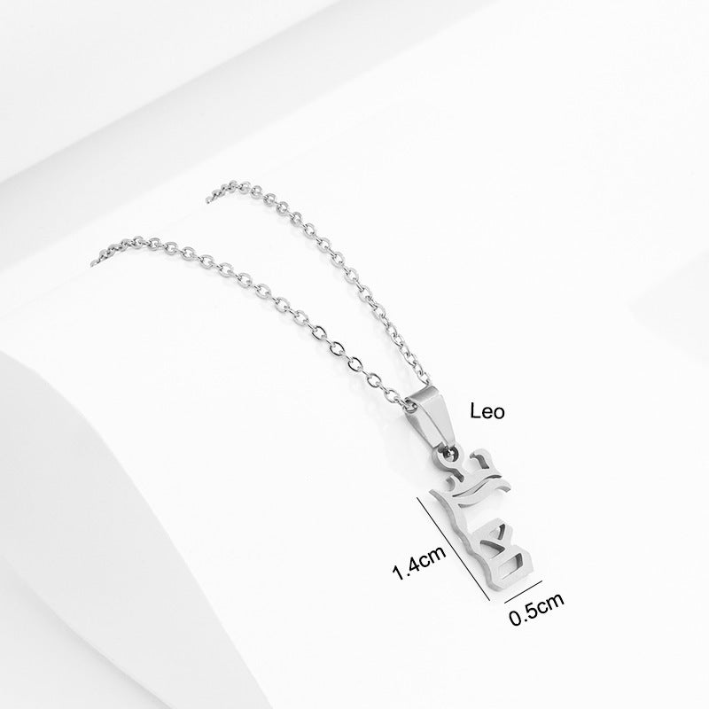 Stainless Steel Zodiac Necklace fd1d9ce3 f7e2 4553 8660 69a7721e9249
