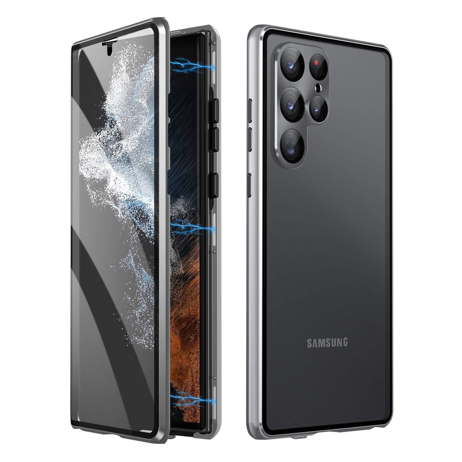 Applicable To S24Ultra Peep-proof Magnetic Mirror Universal Magnetic King Phone Case fd27d26b f27b 4ce6 a851 f2ad29150505