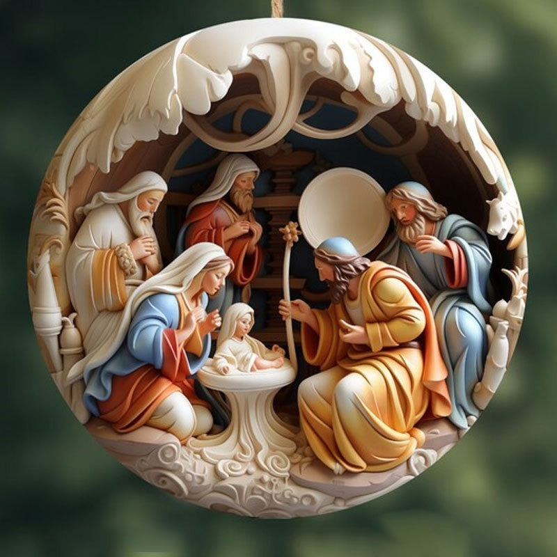 Creative Christmas Acrylic Car Decoration Pendant fd28903c 3ab2 47db aa6d ad9e1f87a6c2