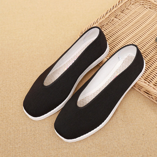 Old Beijing Cloth Shoes Men's Multi-layer Cloth Bottom Round Mouth Kung Fu fd36d445 6051 43df a552 e1b5693c8014