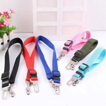Pet Supplies Dog Car Dog Seat Belt Harness Leash Dog Collar Adjustable Seatbelt Leash For Small Medium Dog Traveling Accessor