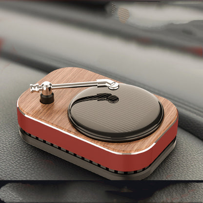 Solar Record Player Rotating Perfume Car Accessories Aromatherapy Decoration fd544932 b4ce 4986 85bb 146613459ae5