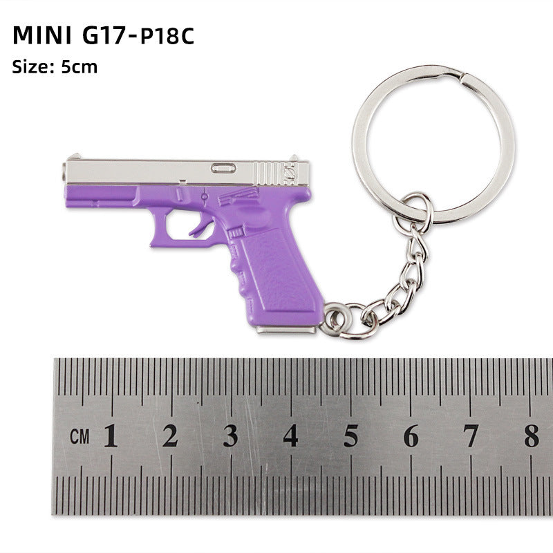 Alloy P92 Model G17 Sand Eagle Left Wheel Keychain fd5dea1f 3175 4eb2 8b72 b79999b2bc32