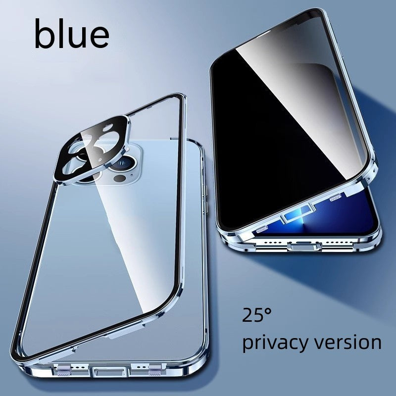 Peep-proof Magnetic Glass Double-sided Buckle Phone Case fd657b36 686e 4d32 879c d681a45251c7