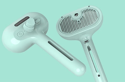 Pet Comb Self Cleaning Pets Hair Remover Brush For Dogs Grooming Tools Dematting Comb Built-in Mist Humidifier Pet Products f
