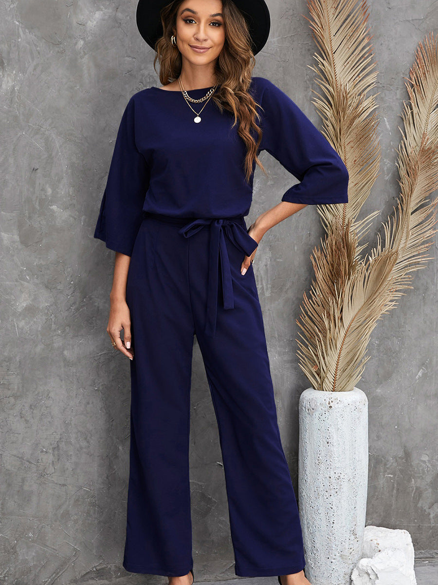 Fashion Detachable Belt Wide Leg Pants fd778a30 b7ea 4339 8717 553b116331b8