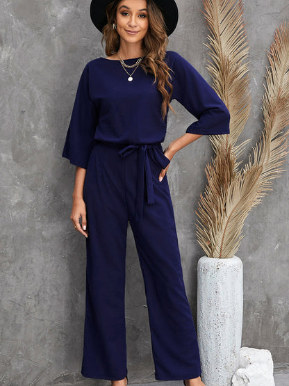 Fashion Detachable Belt Wide Leg Pants fd778a30 b7ea 4339 8717 553b116331b8