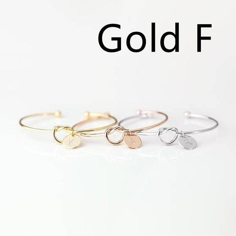 European And American Fashion Dead Knot Letter Bracelet fd7f5cb7 b989 4289 9234 edce12ccecae