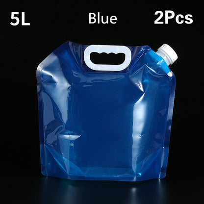 PVC Outdoor Camping Hiking Foldable Portable Water Bags Container fd867aa7 4a53 455c 91ad d98e9d9196ff