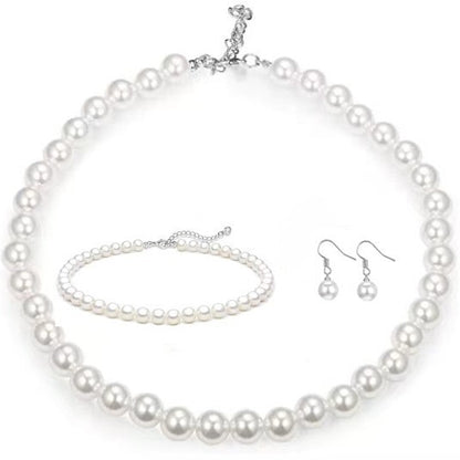 French Retro Artificial Pearl Necklace fd9b4d04 f0f3 4648 9ea7 de64134a4c85